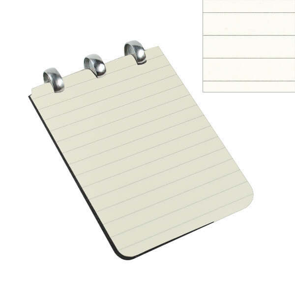 Atoma Amazing Texon Cover Disc-Bound Refillable Notebook Black 75 x 105 - Image 3