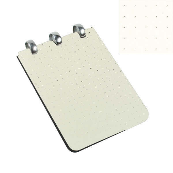 Atoma Amazing Texon Cover Disc-Bound Refillable Notebook Black 75 x 105 - Image 5