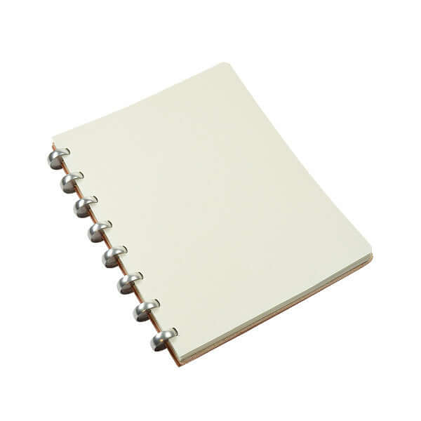 Atoma Pur Disc-Bound Refillable 165 x 210 Notebook Natural Leather - Image 4