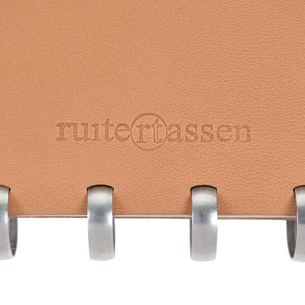 Atoma Pur Disc-Bound Refillable 165 x 210 Notebook Natural Leather - Image 8