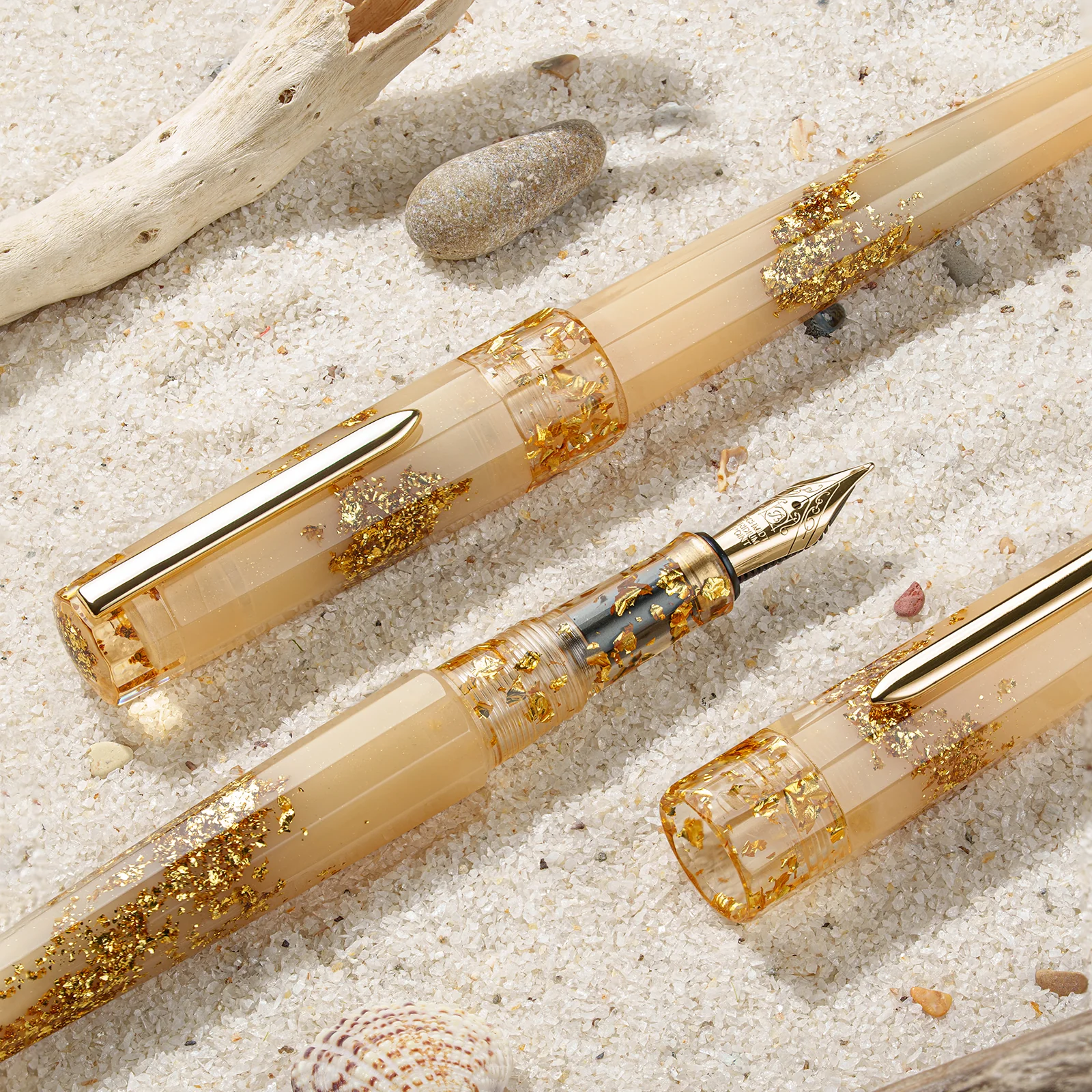 Benu Euphoria Fountain Pen Golden Beach - Image 3