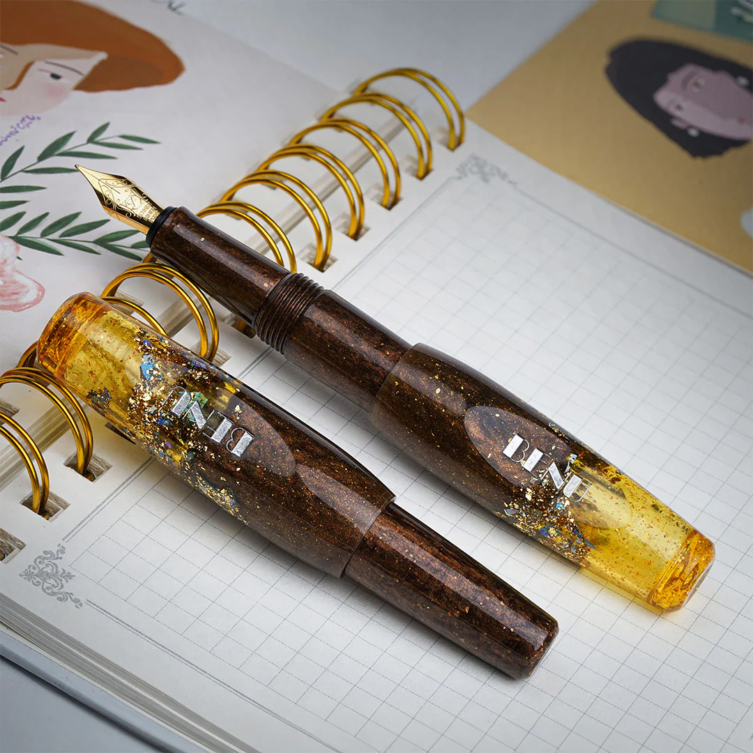Benu Pixie Pocket Fountain Pen Honey Bronze - Image 4