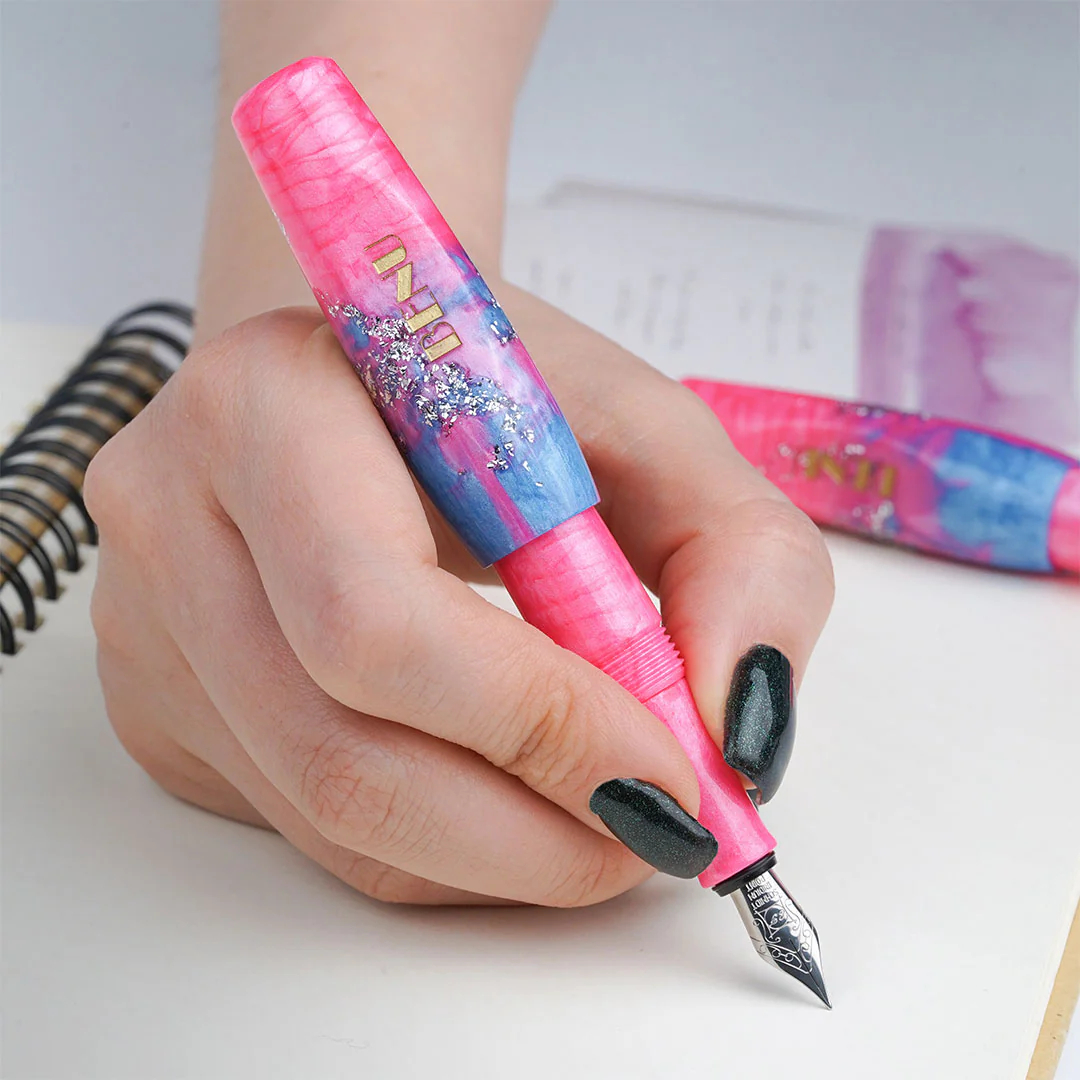 Benu Pixie Pocket Fountain Pen Stardust Pink - Image 2