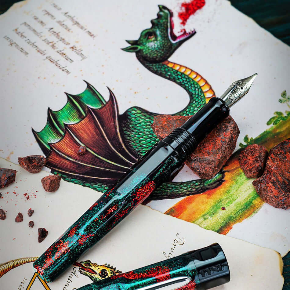Benu Talisman Fountain Pen Dragon's Blood - Image 3