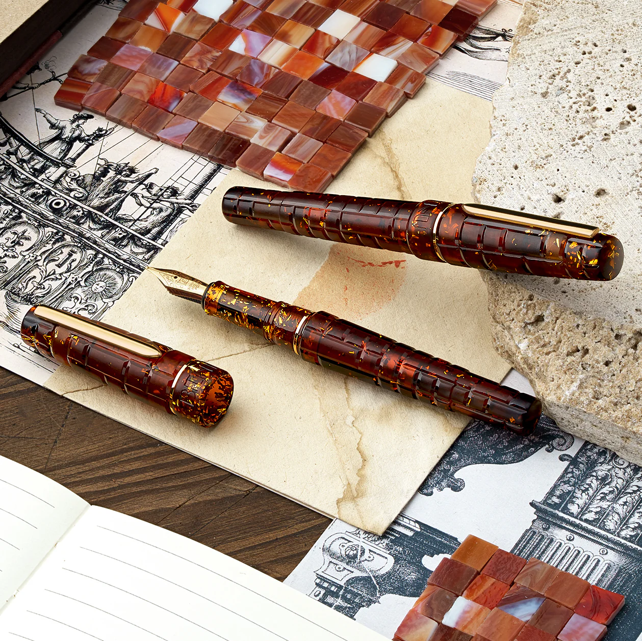 Benu Tessera Fountain Pen Sunstone - Image 6