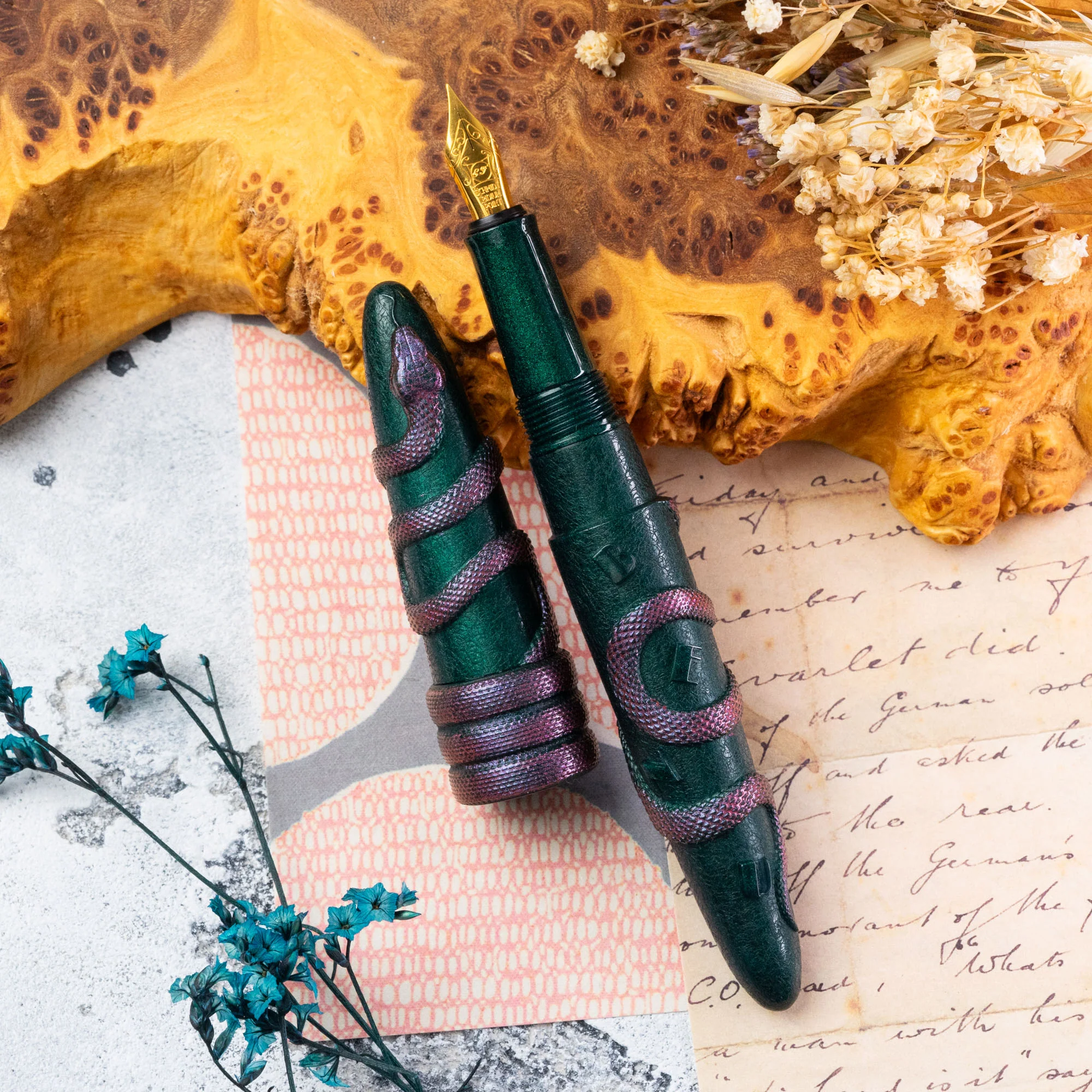 Benu Viper Fountain Pen Mangrove Viper - Image 3