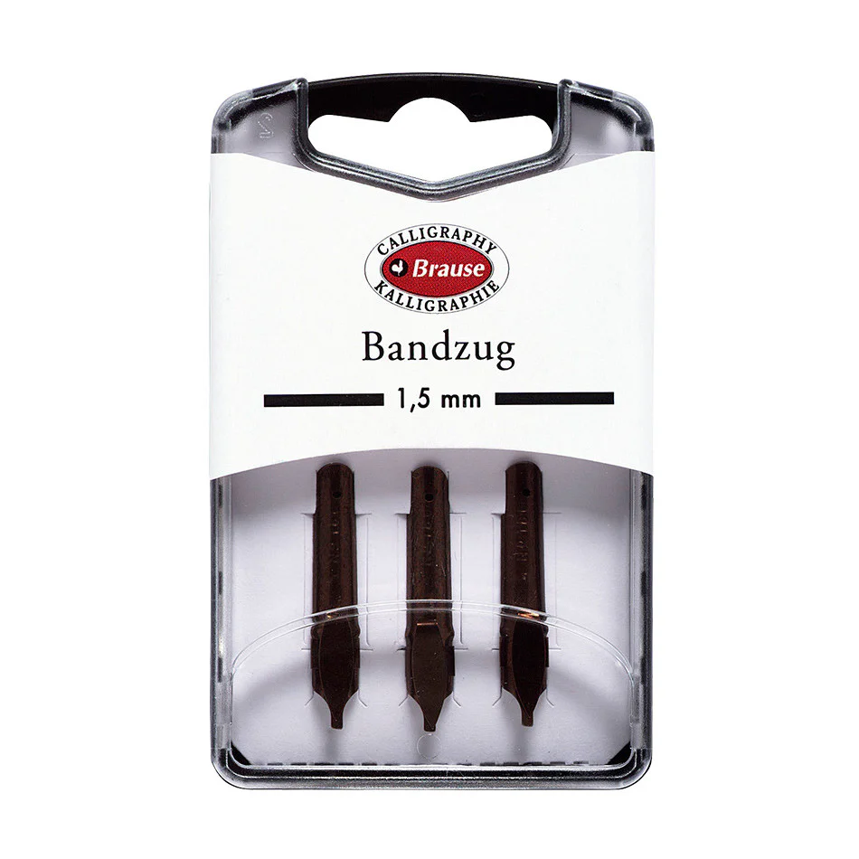 Brause Nibs Set of 3 Bandzug (Angled Square Cut) - Image 3