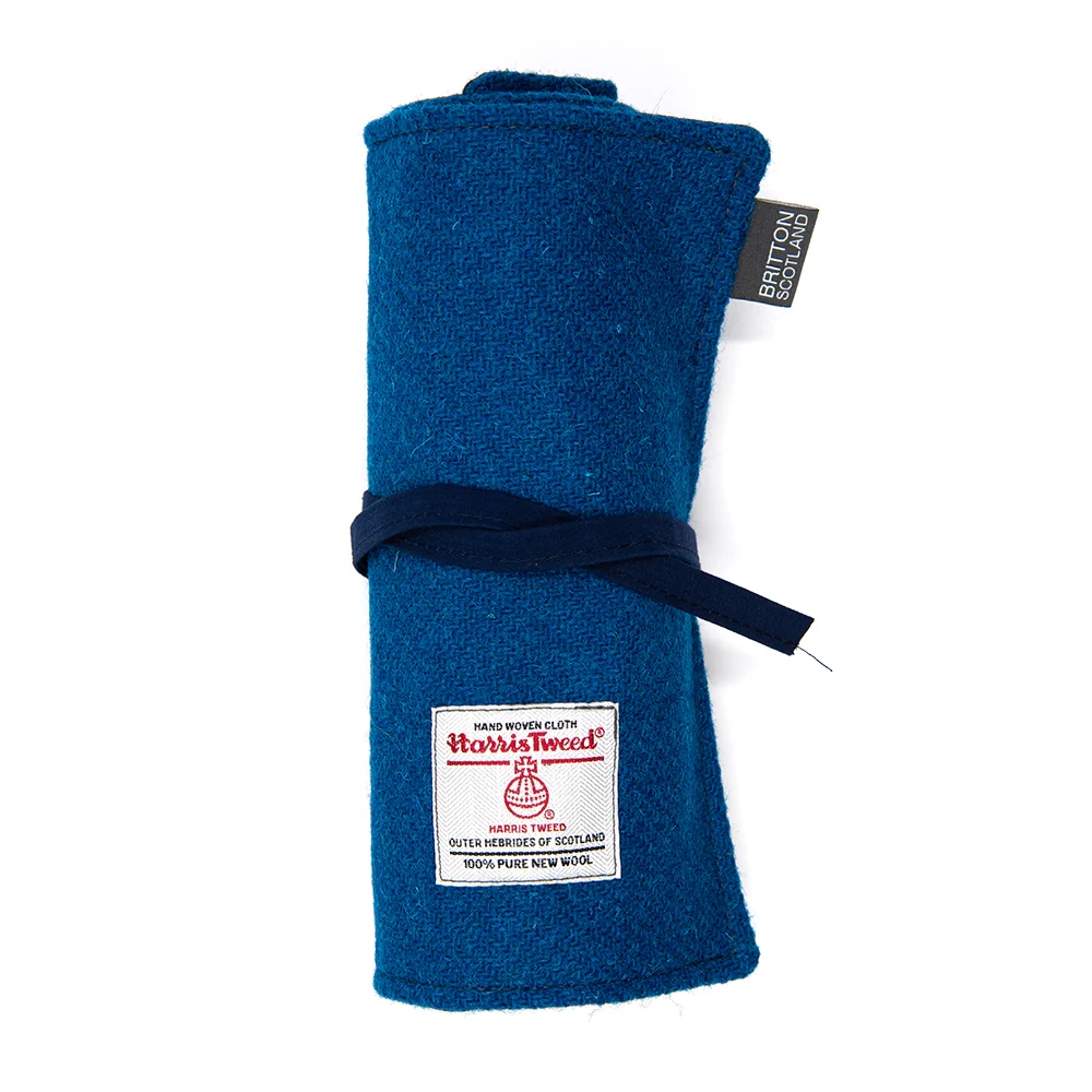 BRITTON Handmade in Scotland Harris Tweed Pen Roll - Image 3