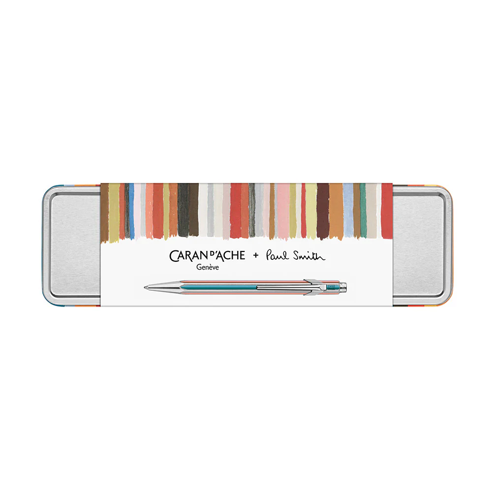 Caran d'Ache 849 Paul Smith ED.5 Ballpoint Pen Silver - Image 3