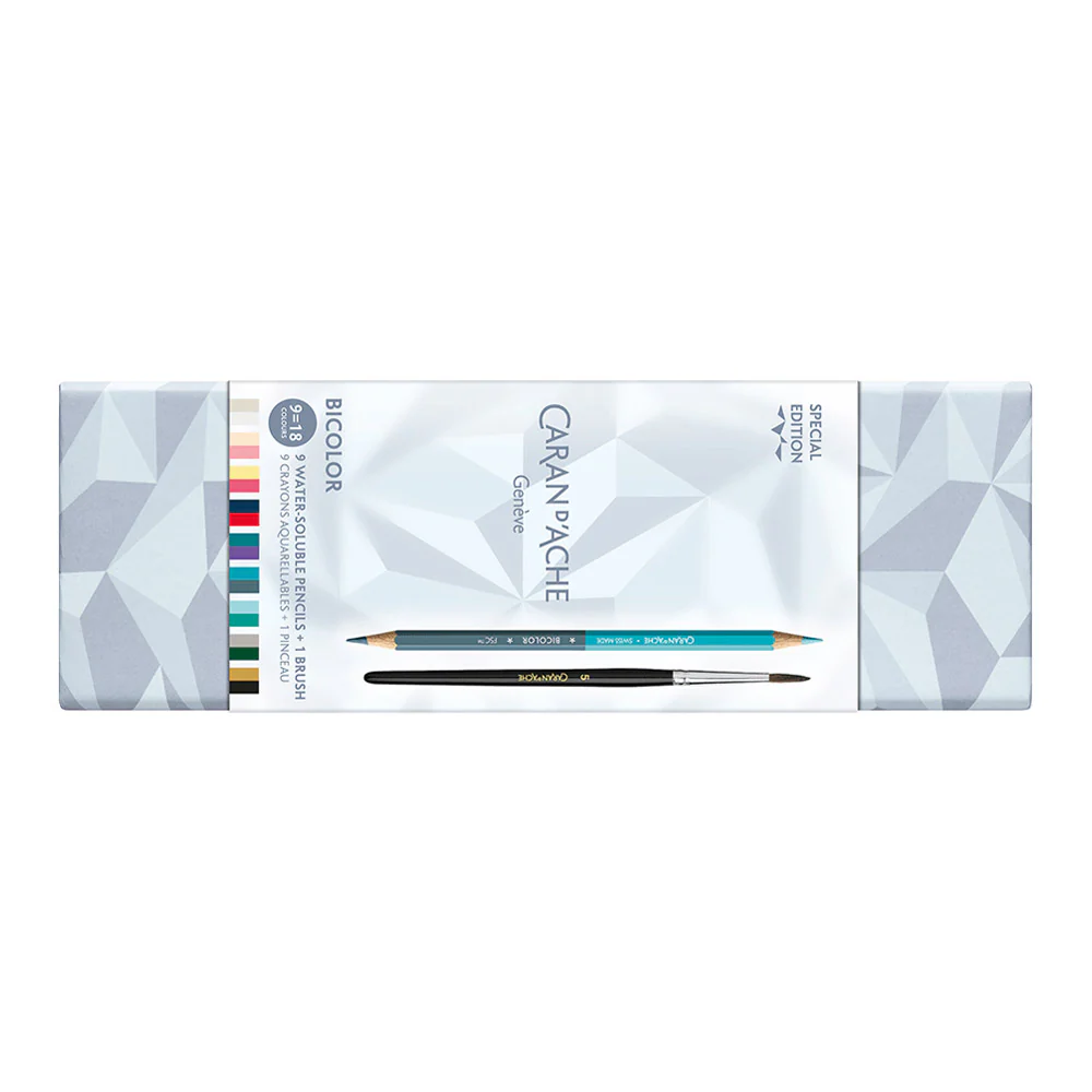 Caran d'Ache Alpine Frost Special Edition Bicolor Pencil Set - Image 3