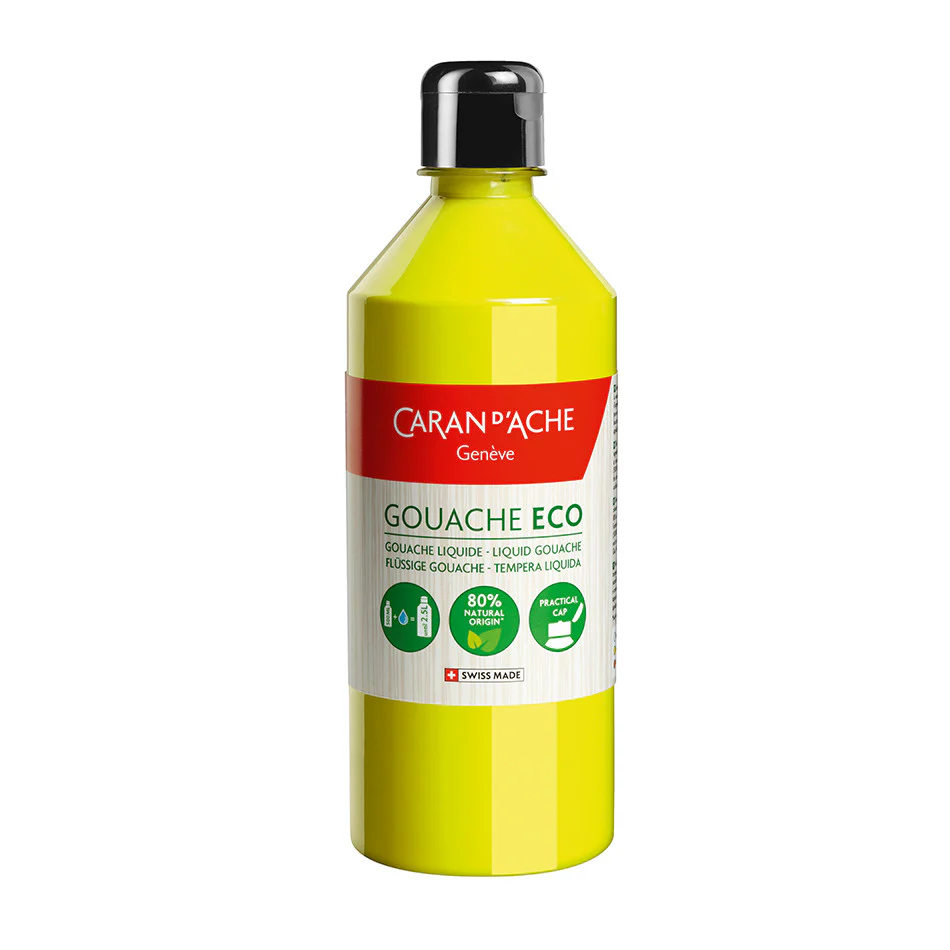Caran d'Ache Gouache ECO Liquid 500ml Fluo - Image 4