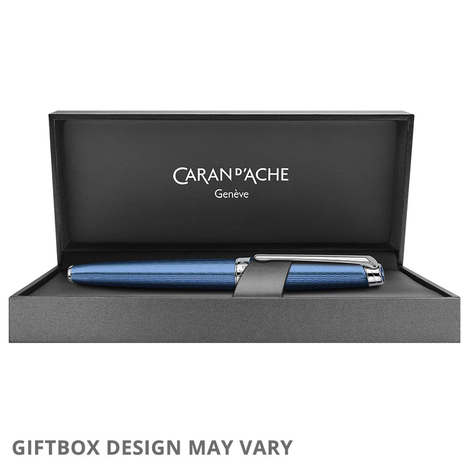 Caran d'Ache Leman Grand Blue Rollerball Pen - Image 3