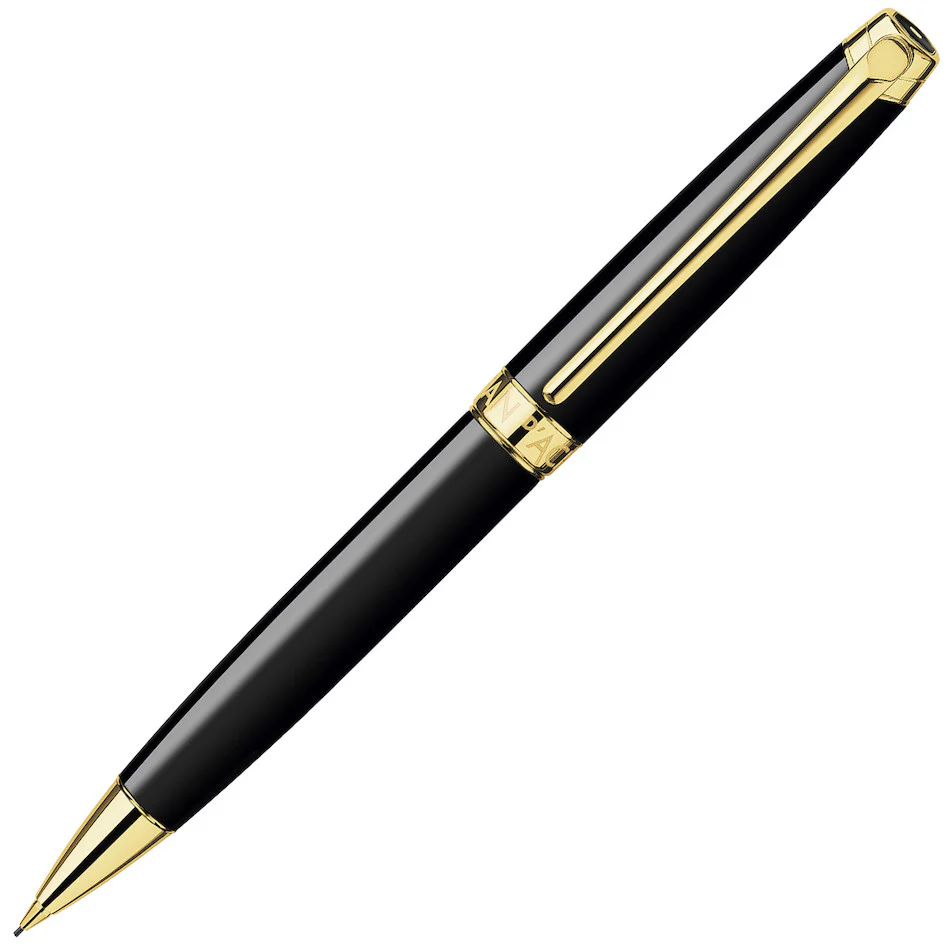 Caran d'Ache Leman Mechanical Pencil Ebony with Gold Trim