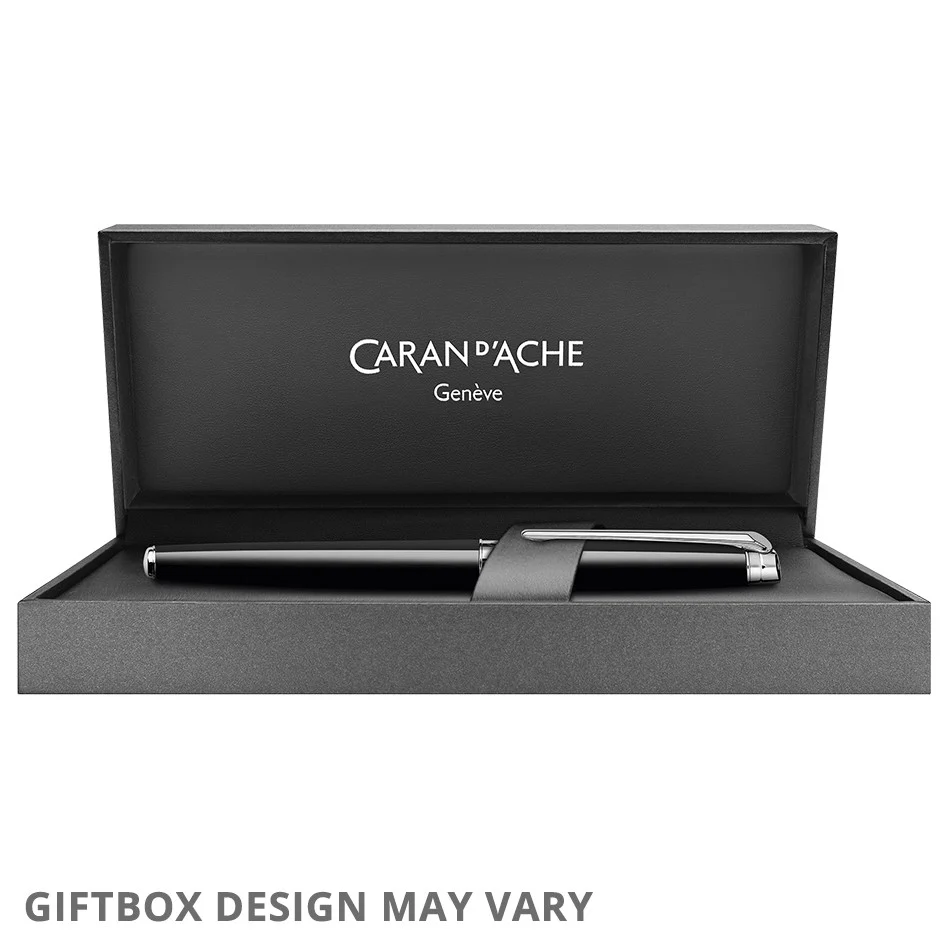 Caran d'Ache Leman Slim Ebony Fountain Pen - Image 3