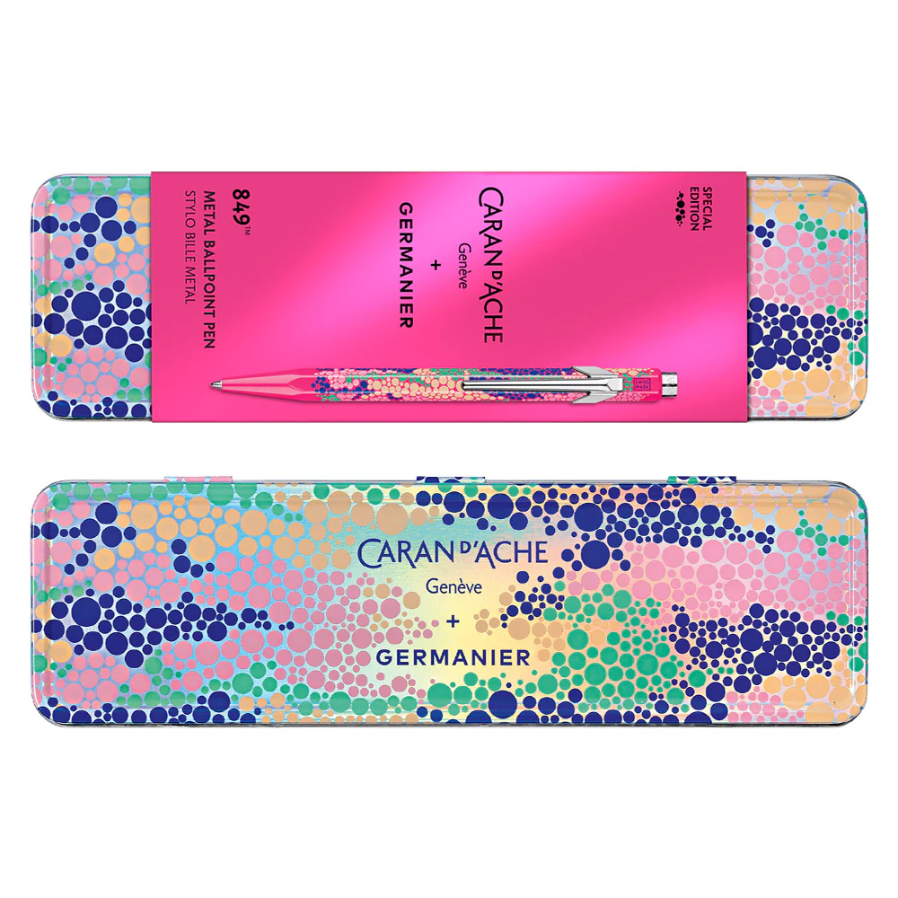 Caran d'Ache Limited Edition Germanier 849 Ballpoint Pen Fluo Pink - Image 3