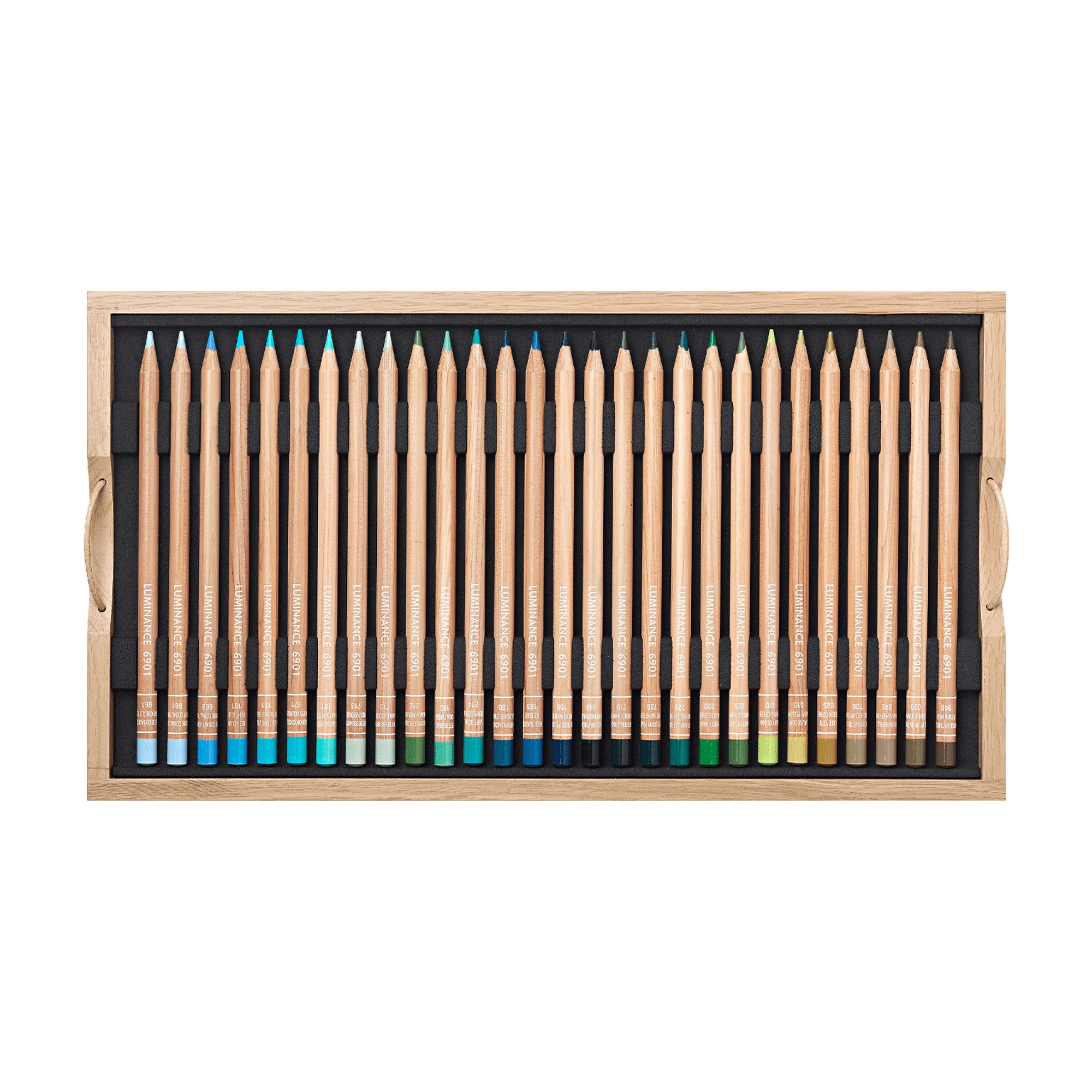 Caran d'Ache Luminance 6901 Luxury Wooden Box with 100 Pencil Set - Image 9