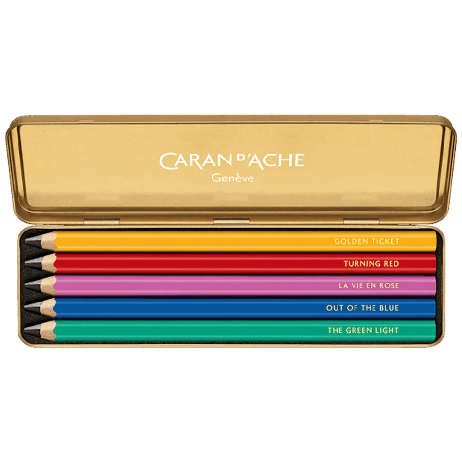 Caran d'Ache Maxi Graphite Pencil Set of 5 - Image 2