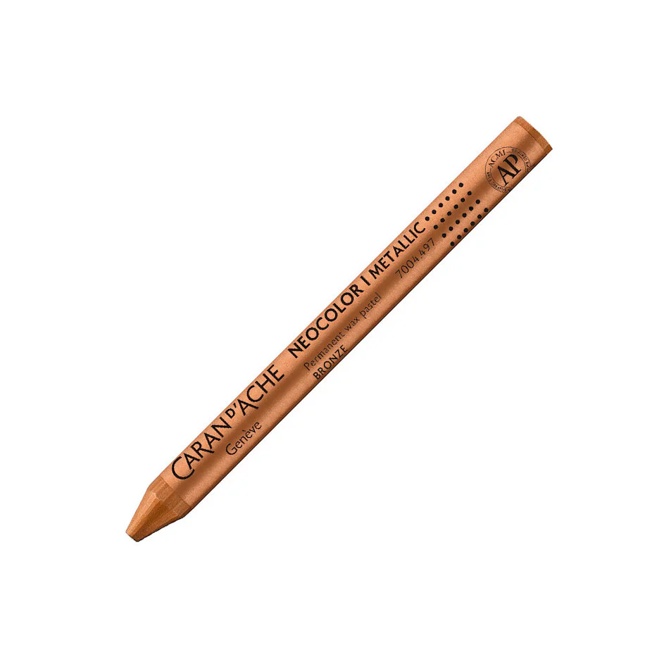 Caran d'Ache Neocolor I 7004 Metallic Wax Pastel - Image 6