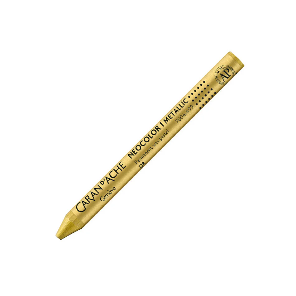 Caran d'Ache Neocolor I 7004 Metallic Wax Pastel - Image 8