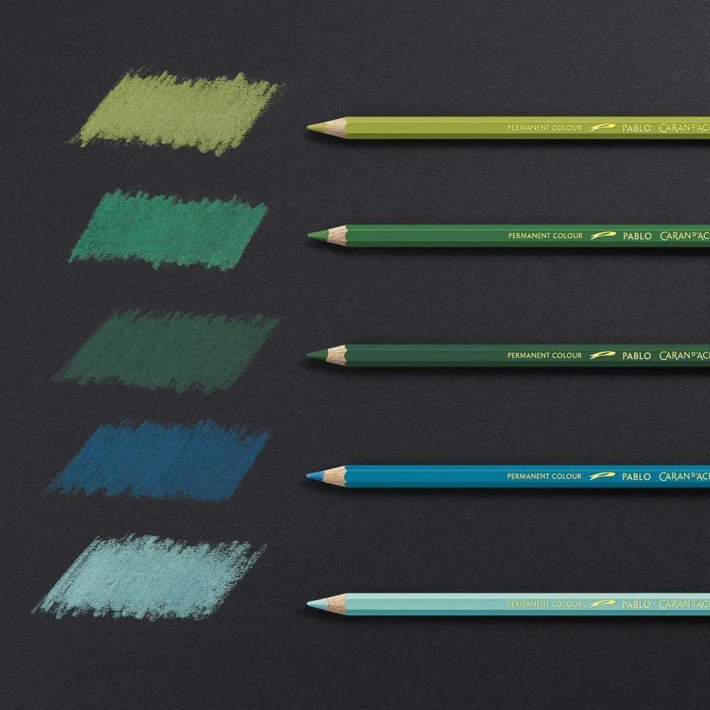 Caran d'Ache Pablo Artists Permanent Colour Pencil Assorted Tin of 120 - Image 3