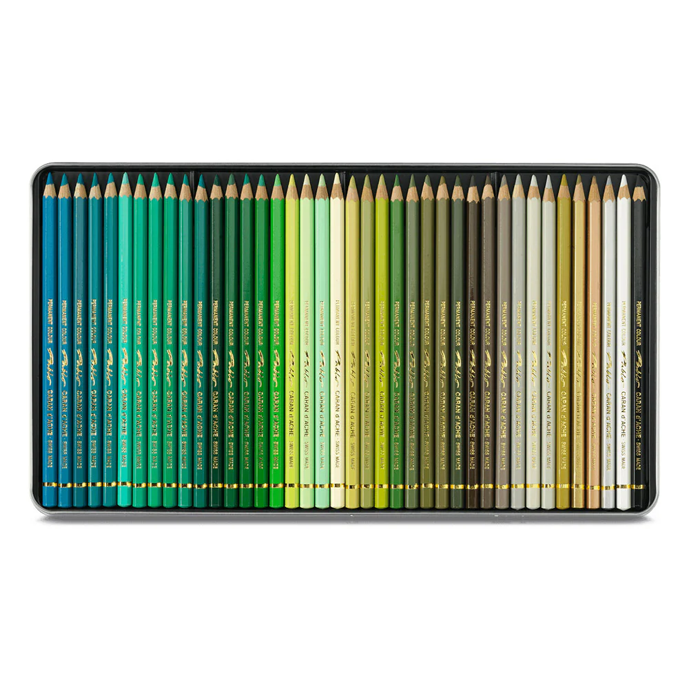 Caran d'Ache Pablo Artists Permanent Colour Pencil Assorted Tin of 120 - Image 9