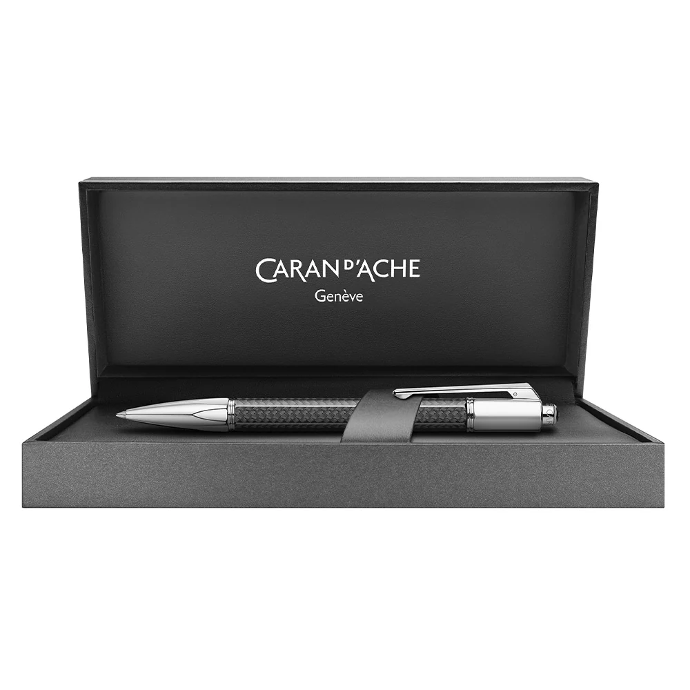 Caran d'Ache Varius Carbon Fibre Ballpoint Pen - Image 2