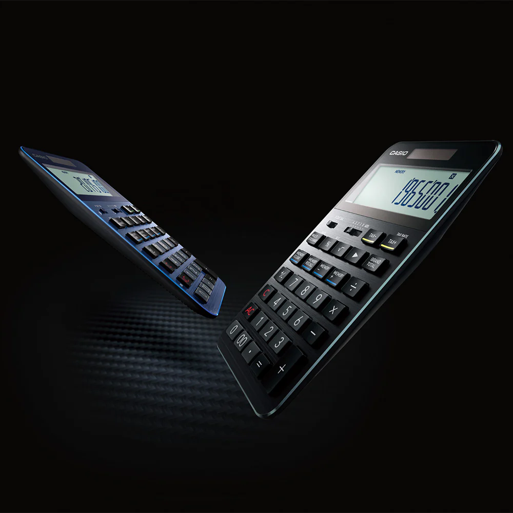 Casio S100X Flagship Desktop Calculator Blue - Image 4