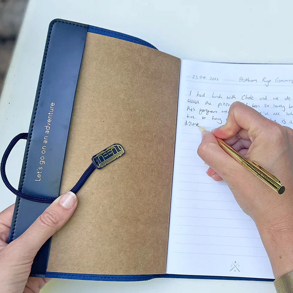Chasing Threads Stitch Europe Travel Notebook Navy - Image 15