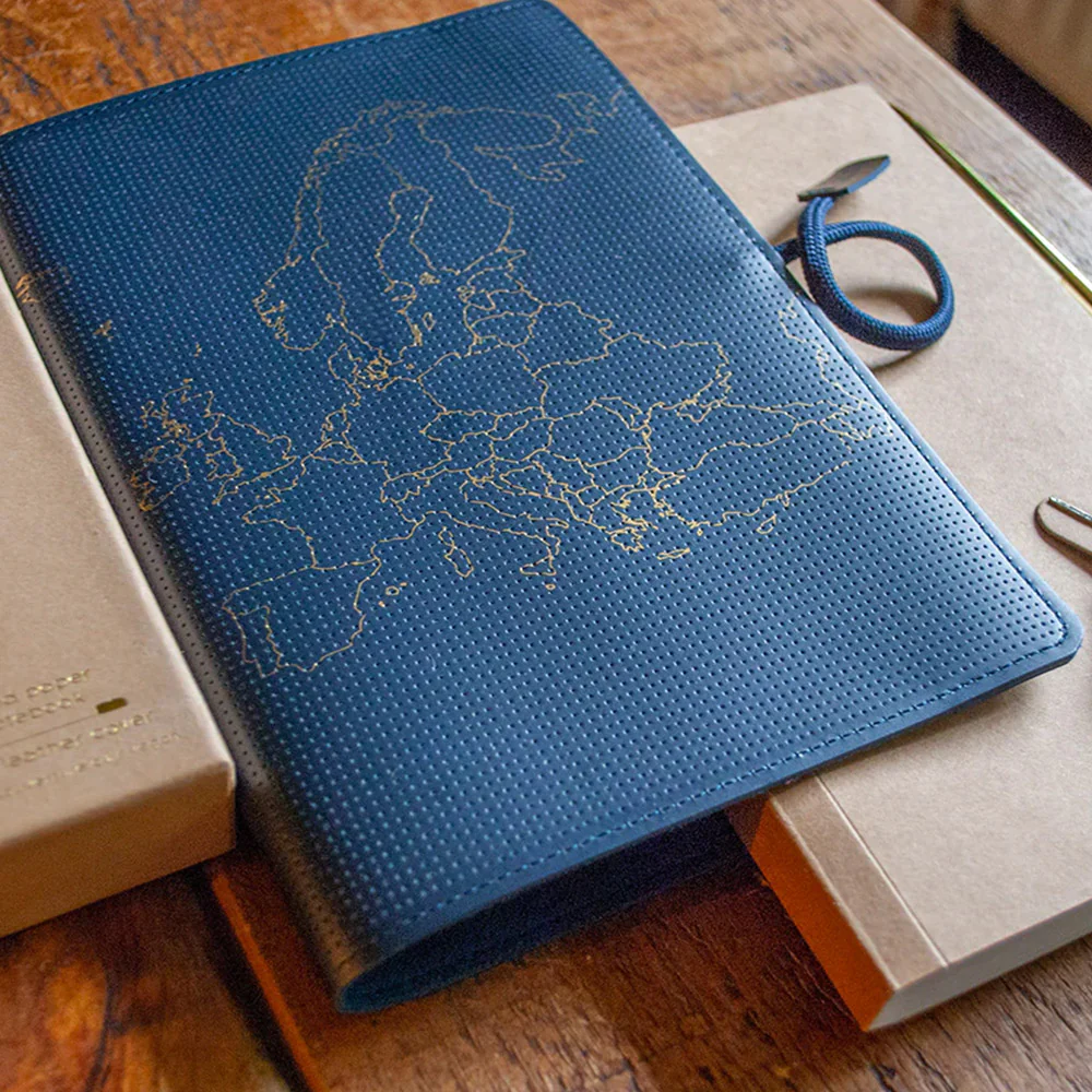Chasing Threads Stitch Europe Travel Notebook Navy - Image 7