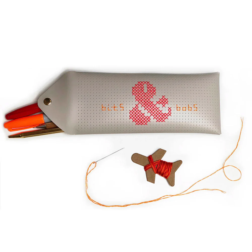Chasing Threads Stitch Pencil Case Grey - Image 12