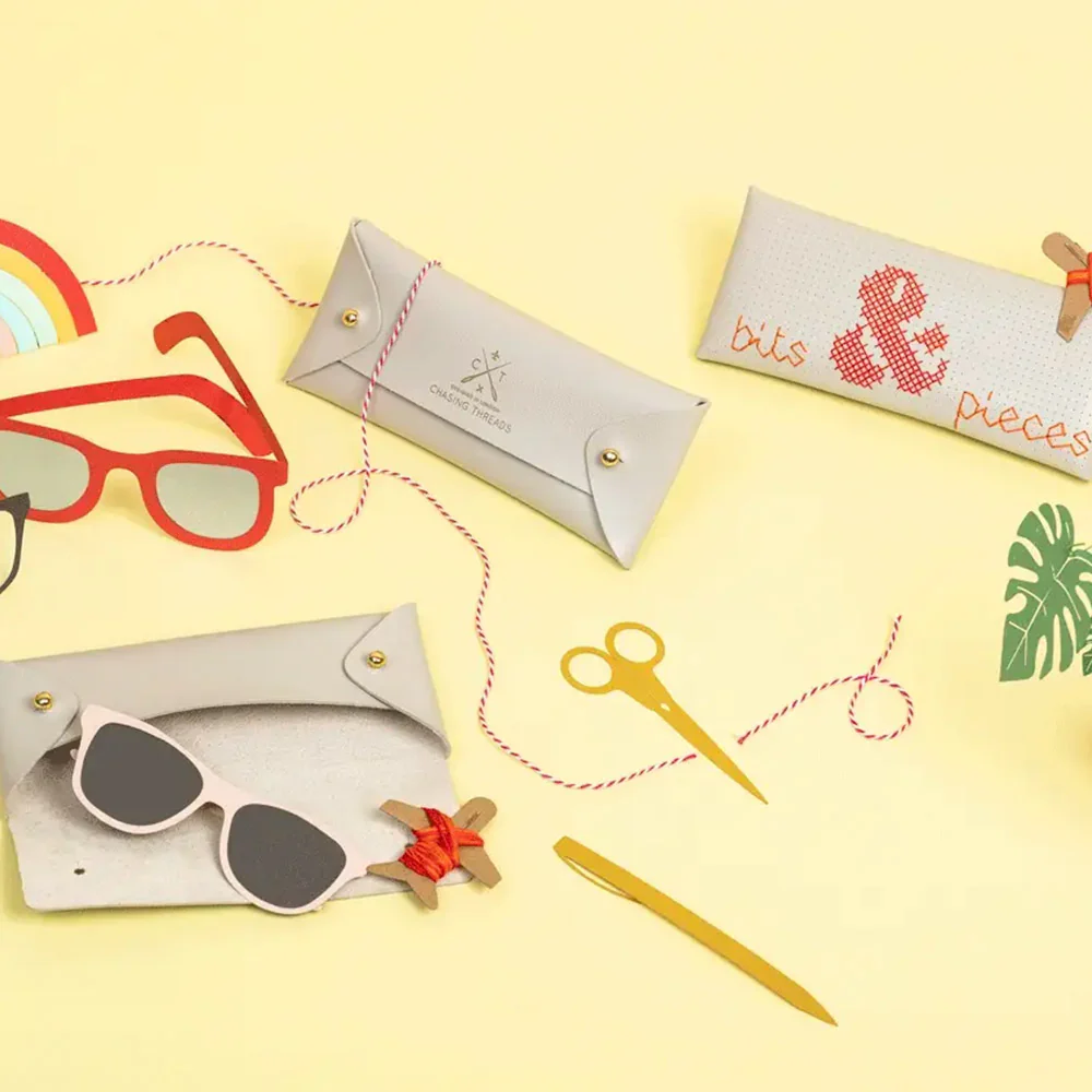Chasing Threads Stitch Pencil Case Grey - Image 18