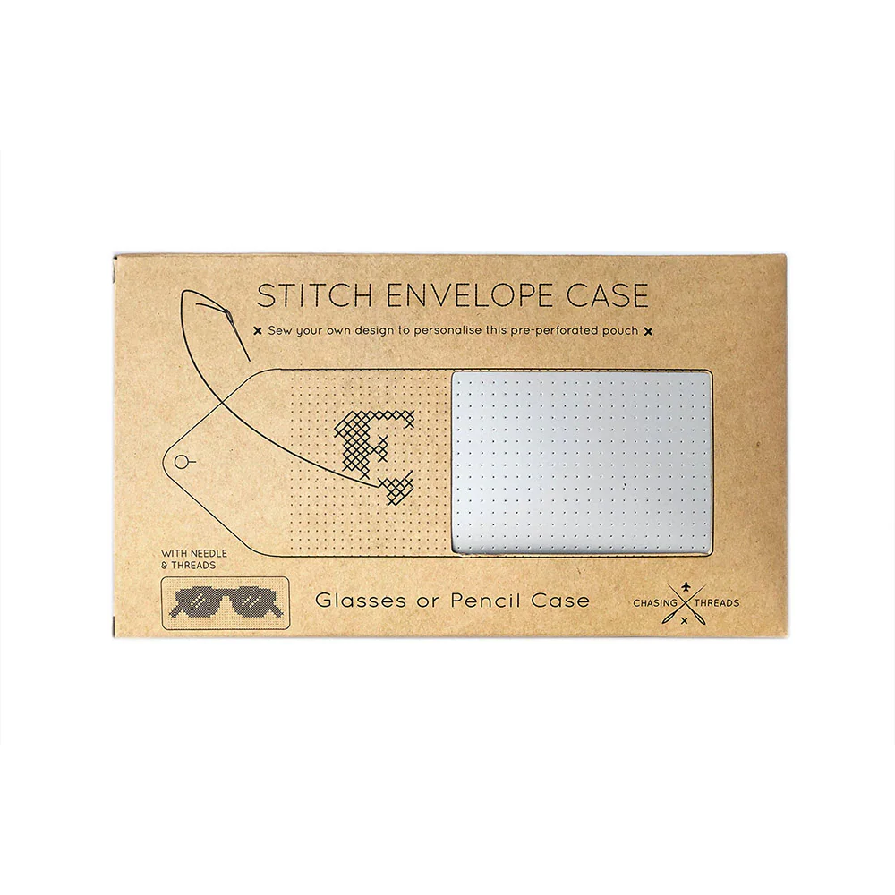 Chasing Threads Stitch Pencil Case Grey - Image 19