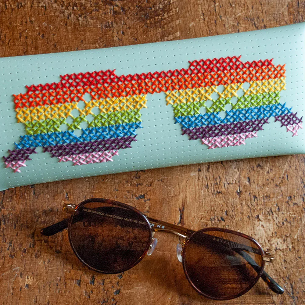 Chasing Threads Stitch Pencil Case Mint - Image 3