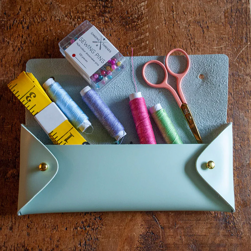 Chasing Threads Stitch Pencil Case Mint - Image 6