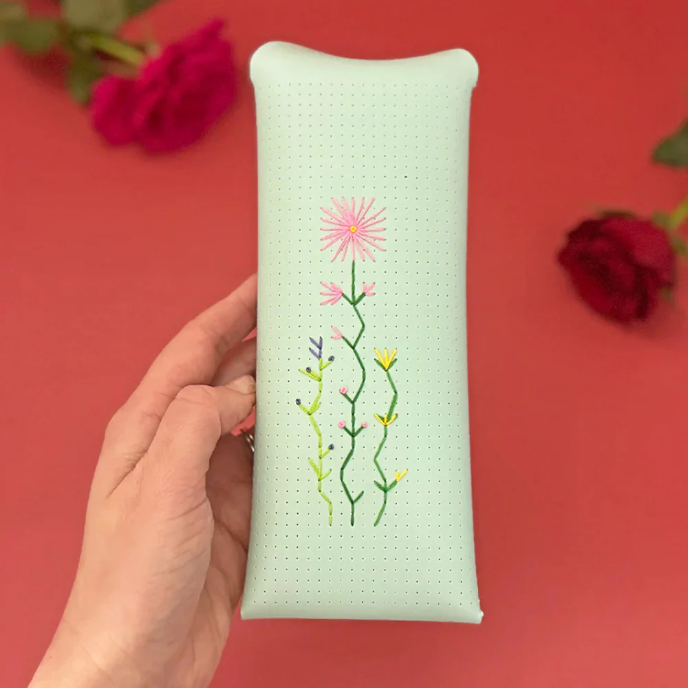 Chasing Threads Stitch Pencil Case Mint - Image 9