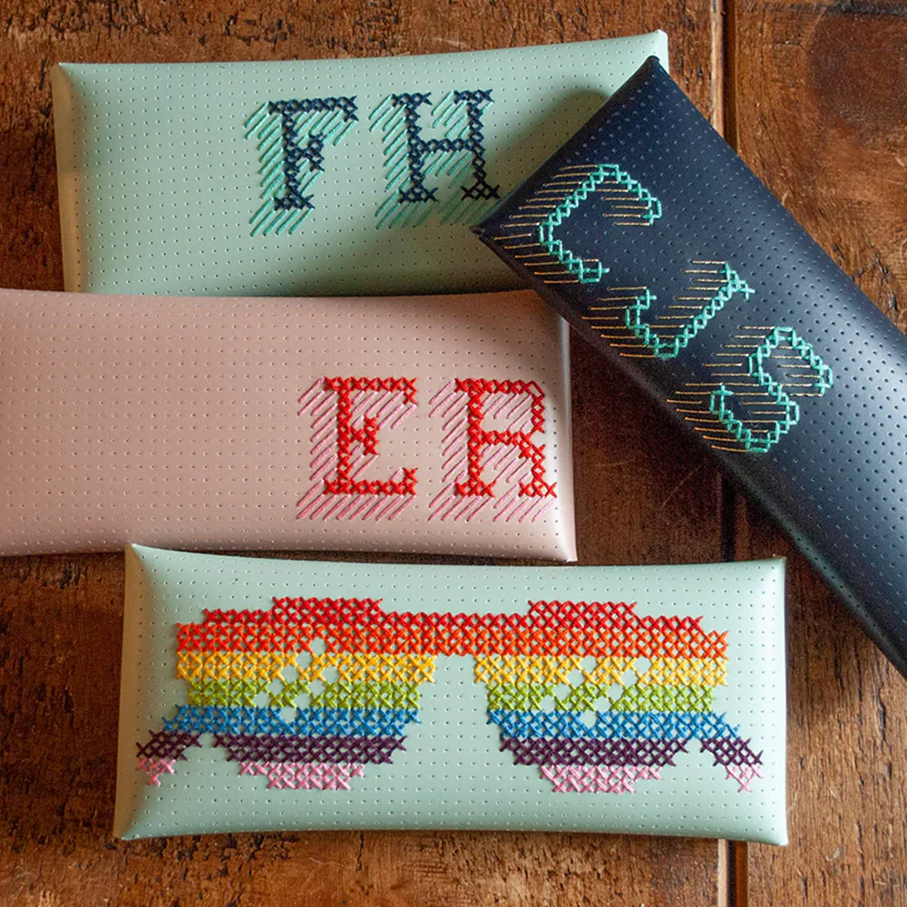 Chasing Threads Stitch Pencil Case Pink - Image 5