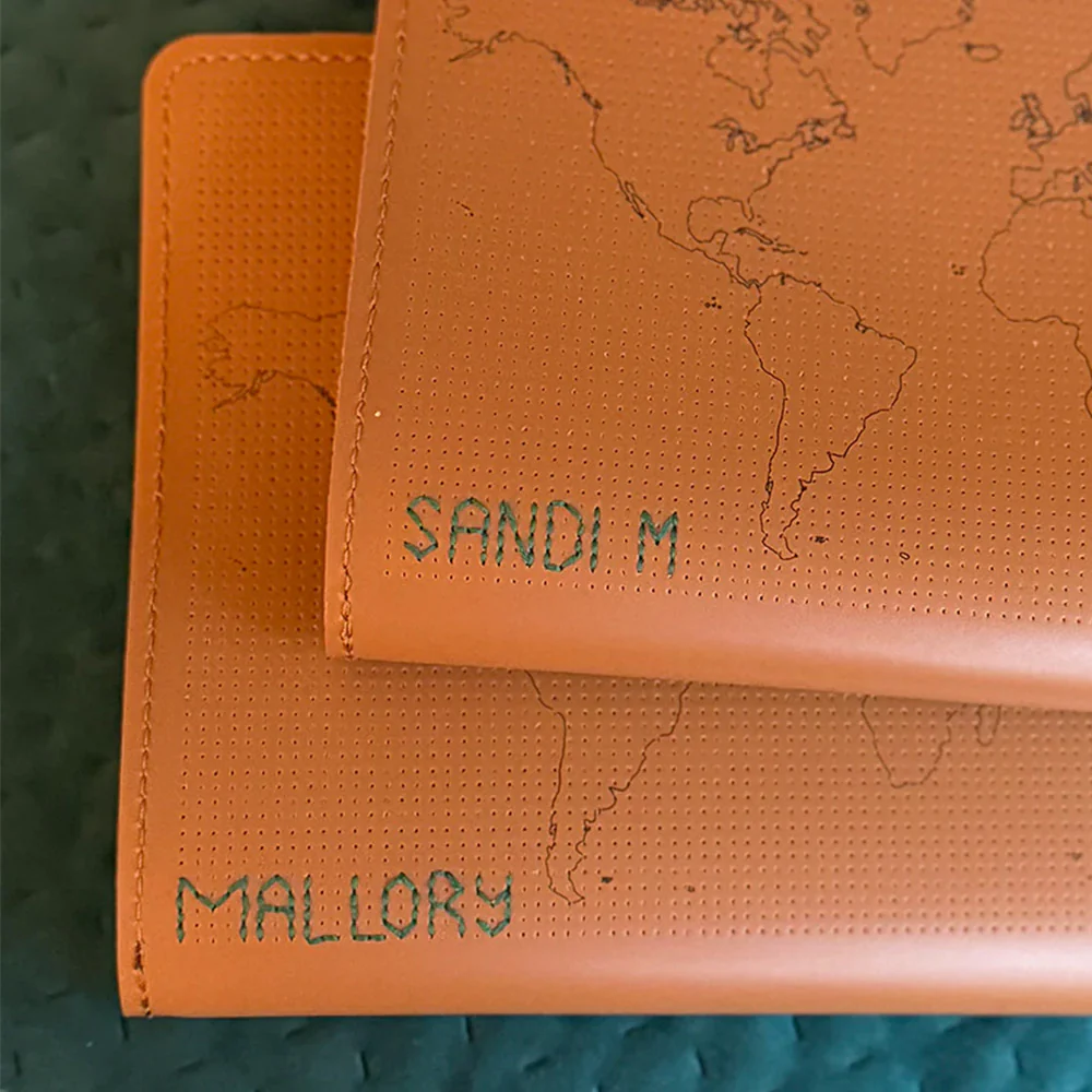 Chasing Threads Stitch World Travel Notebook Brown - Image 12