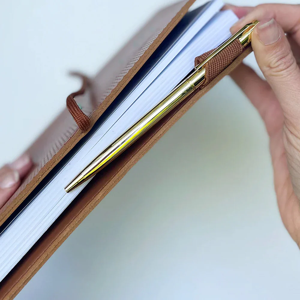 Chasing Threads Stitch World Travel Notebook Brown - Image 8