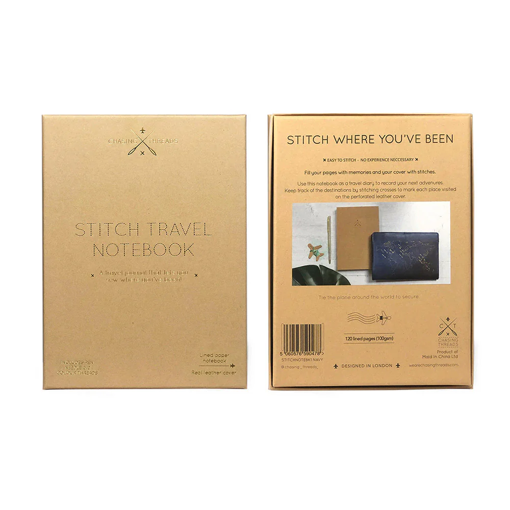 Chasing Threads Stitch World Travel Notebook Mint - Image 10