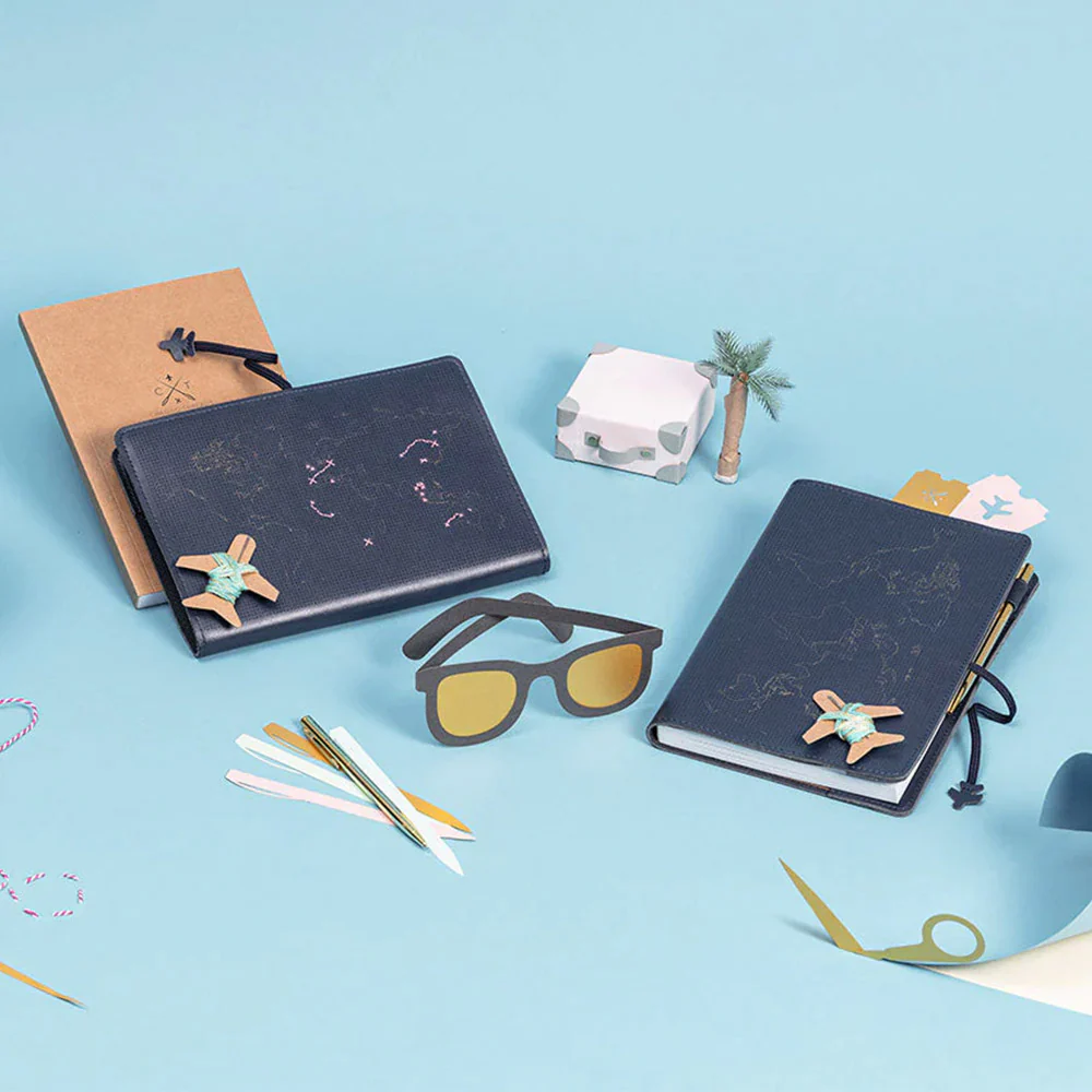 Chasing Threads Stitch World Travel Notebook Navy - Image 17
