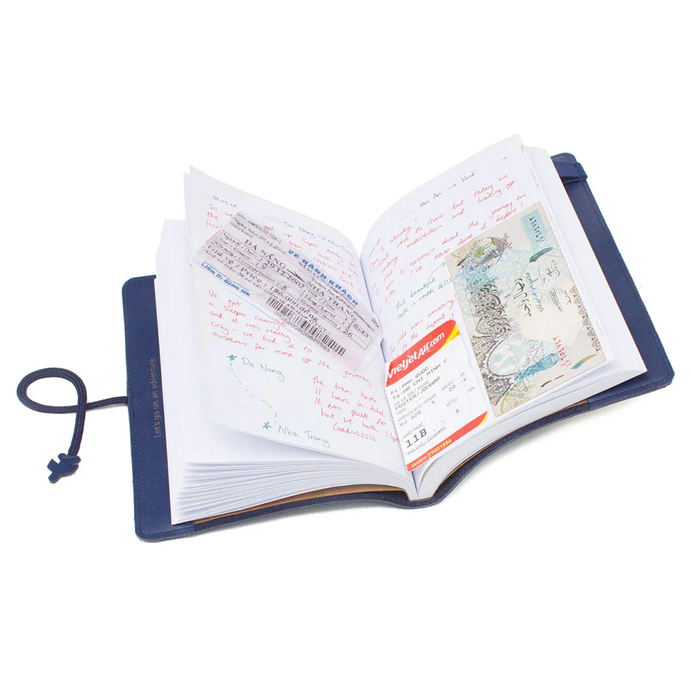 Chasing Threads Stitch World Travel Notebook Navy - Image 21