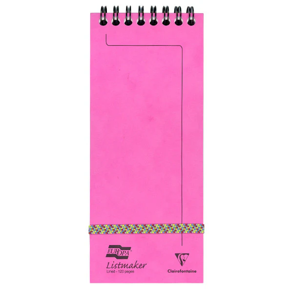 Clairefontaine Europa Listmaker Wirebound Notepad (180x76) - Image 3