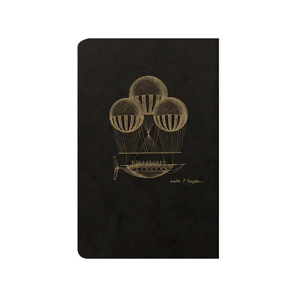 Clairefontaine Flying Spirit Notebook Black Cover 110x170 - Image 4