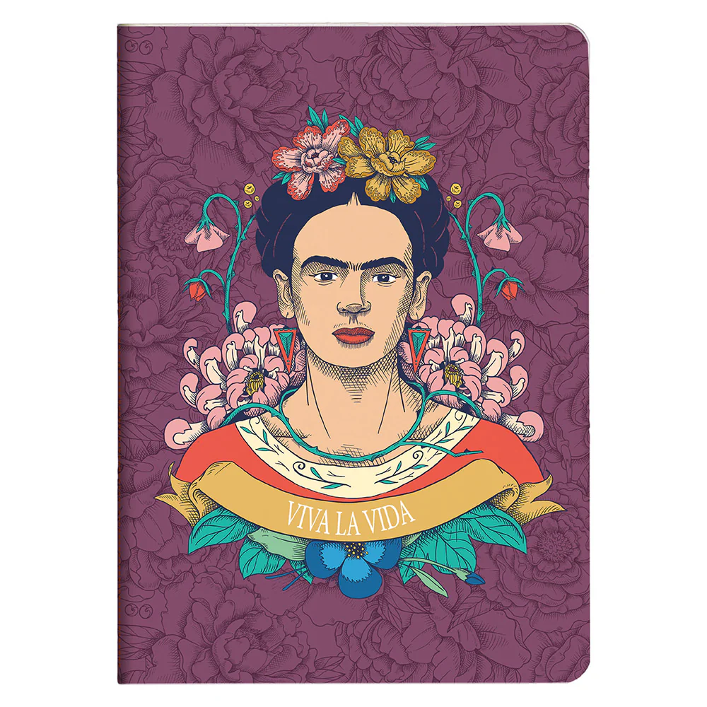 Clairefontaine Frida Kahlo Stapled Notebook A5 Assorted Designs - Image 2
