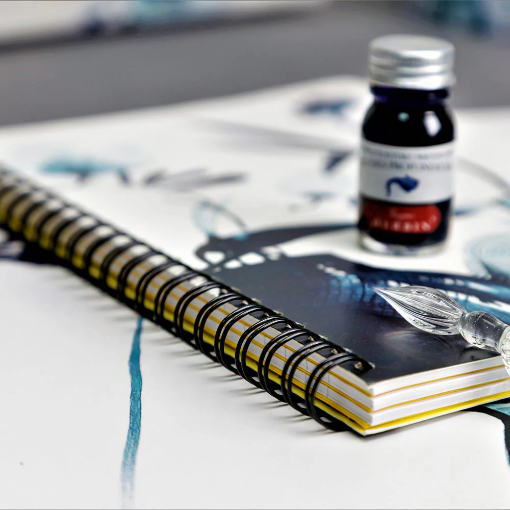 Clairefontaine Inkebana Wirebound Notebook A5 With 6 Pockets - Image 3