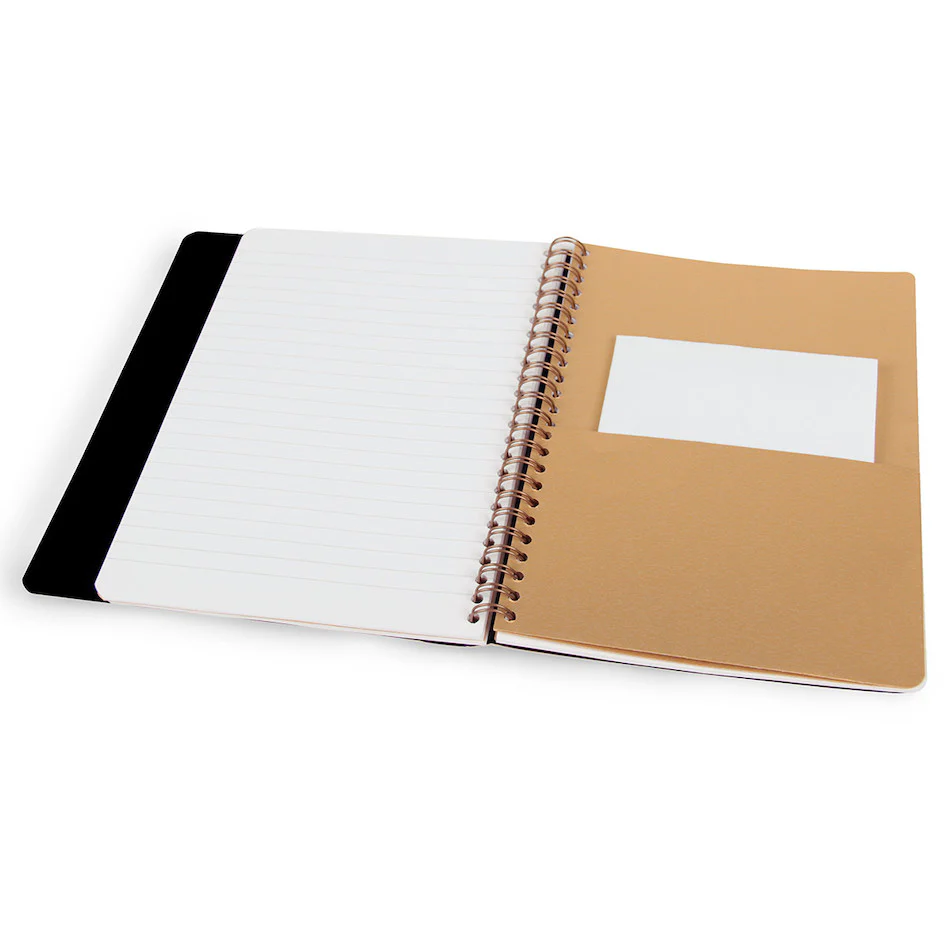 Clairefontaine Kenzo Takada Wirebound Notebook with Pocket A5 Lined - Image 3