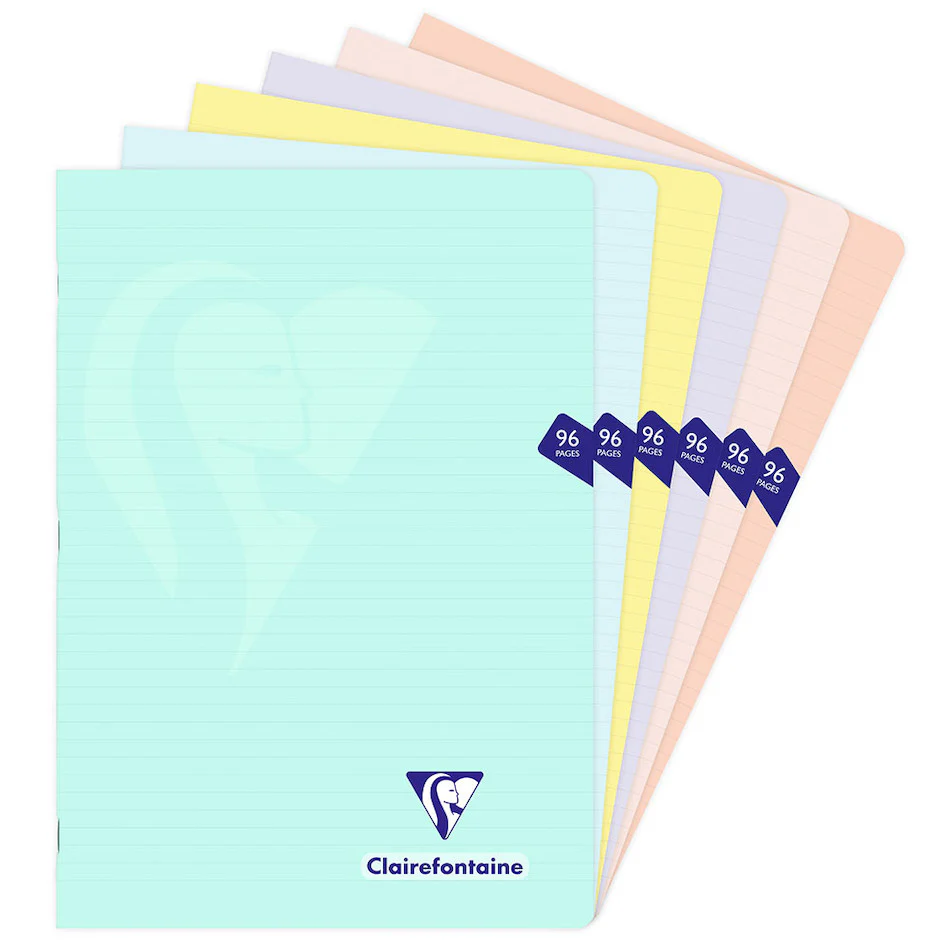 Clairefontaine Mimesys Pastel Notebooks A4 Assorted Set of 10