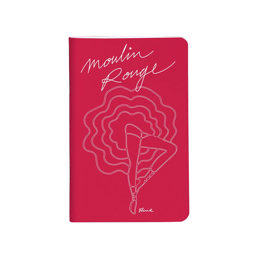 Clairefontaine Moulin Rouge Stapled Notebook Sewn On Spine 75x12cm - Image 6