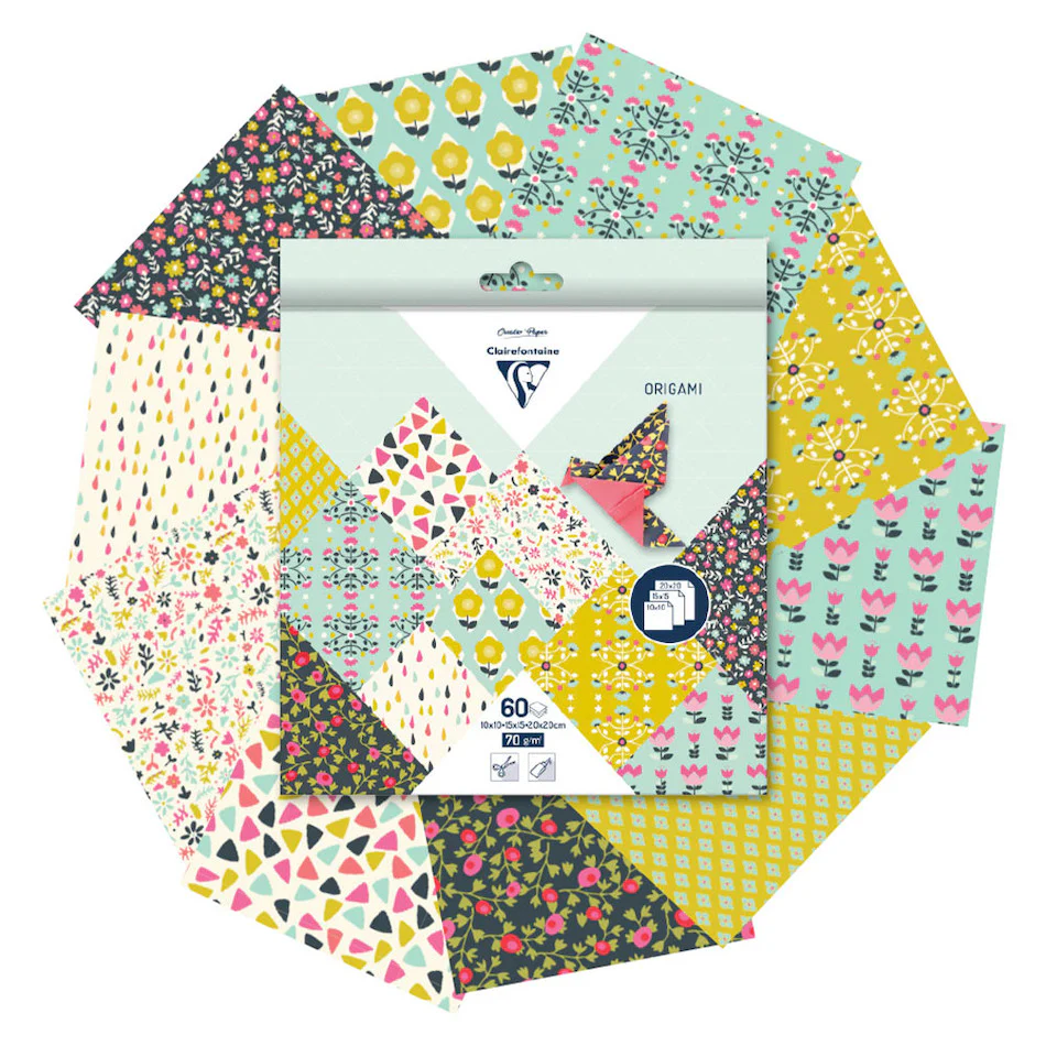 Clairefontaine Origami Set of 60 Sheets 3 Sizes - Image 10