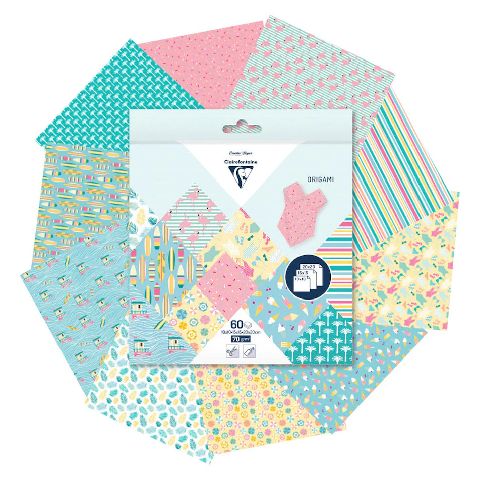 Clairefontaine Origami Set of 60 Sheets 3 Sizes - Image 7